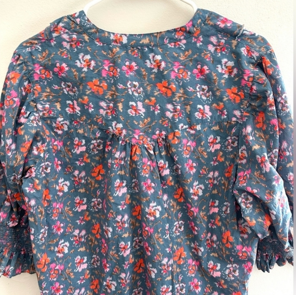 🌻Sundance Floral Ruffle Blouse - Multicolor - Picture 5 of 13